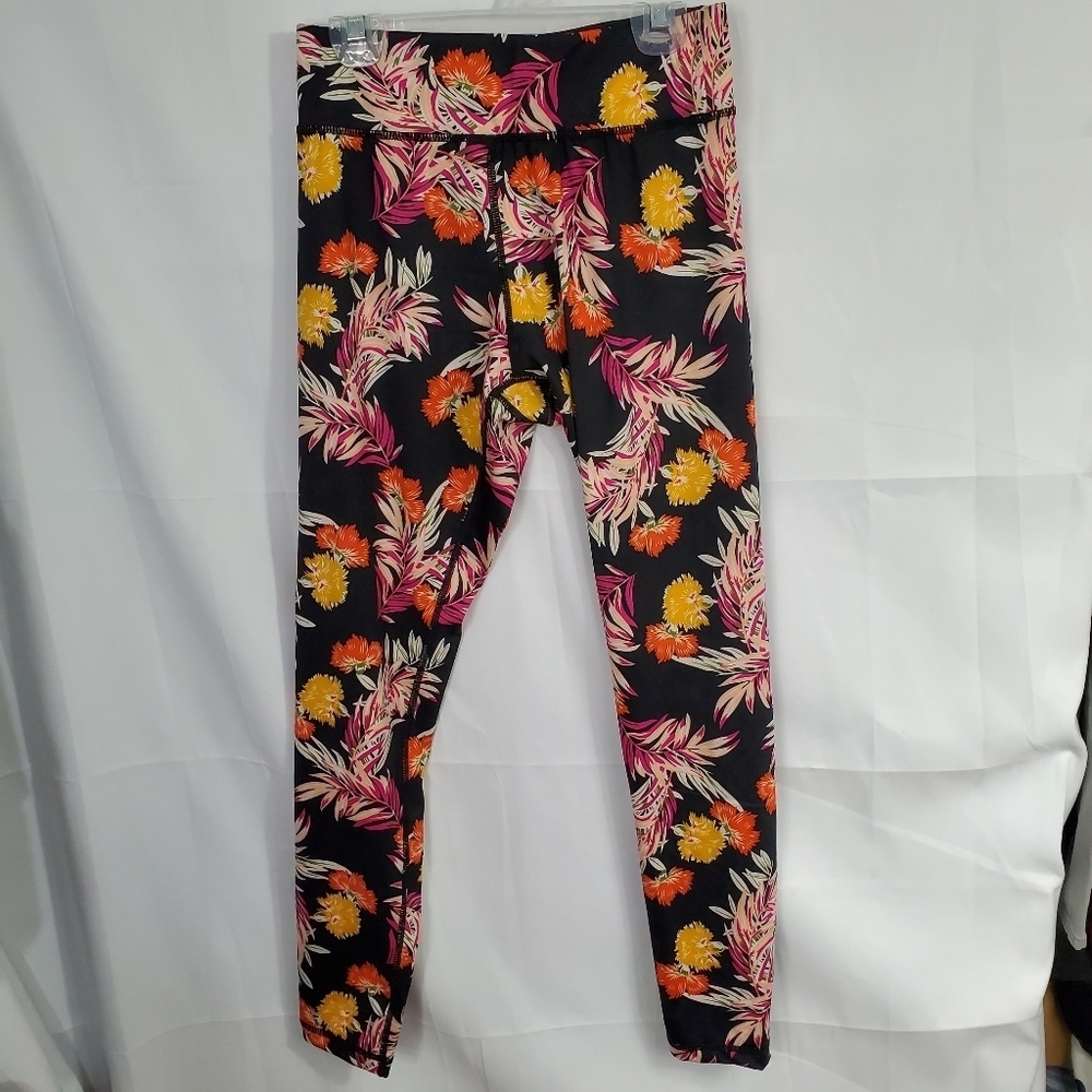 MinkPink Move Floral Workout Leggings Sz S NWOT